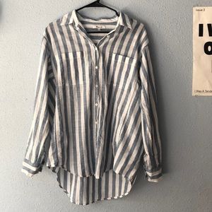 Madewell linen women’s button down blouse